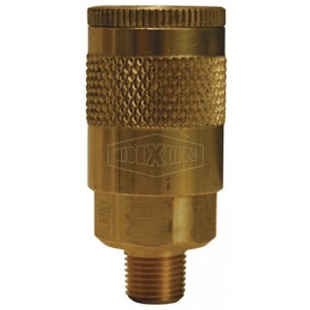 Automotive Coupler Male Brass, 1/4