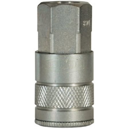 Quick Connect Coupler, Air Chief Series, Female NPT, 1/2 in Coupler, 3/8 in Body, Steel MPN:DC2624
