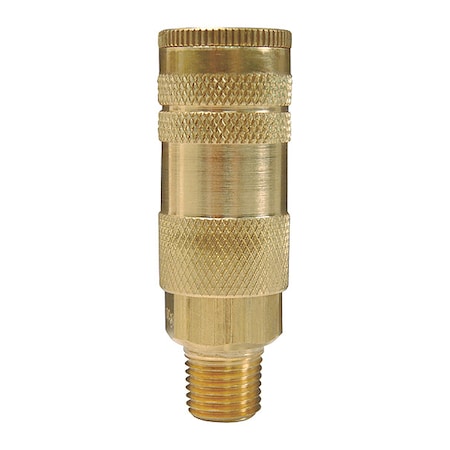 Air Chief Lincoln Male Coupler, 1/4 in, Brass MPN:DC27