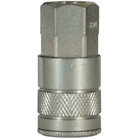 Automotive Coupler, Fem, Steel, 1/4