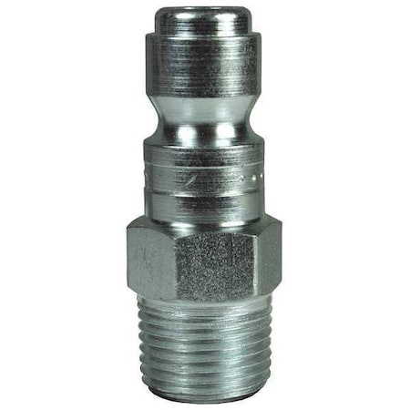 Industrial Male Plug Steel, 3/4