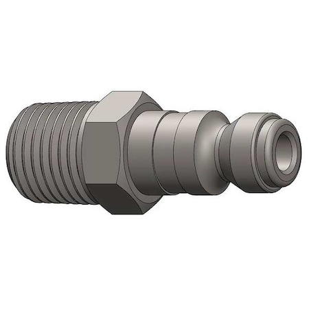 Male to Automotive Plug, (M)NPT, 1/4, Steel MPN:J2M3