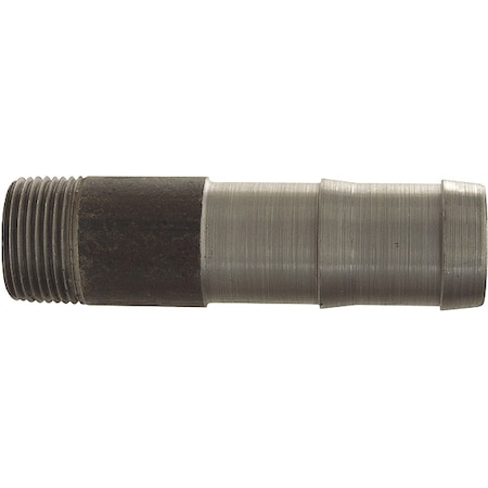 Barbed Hose Fitting, Hose ID 1/2
