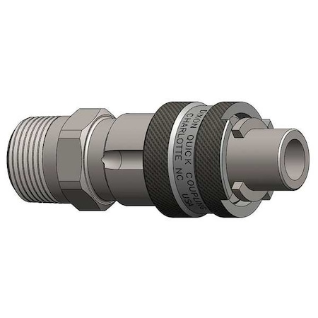 Male to Bowes Nipple, (M)NPT, 1/2, Steel MPN:N4M4