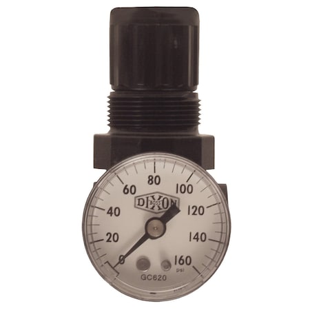 Miniature Regulator, w/Gauge, 1/4
