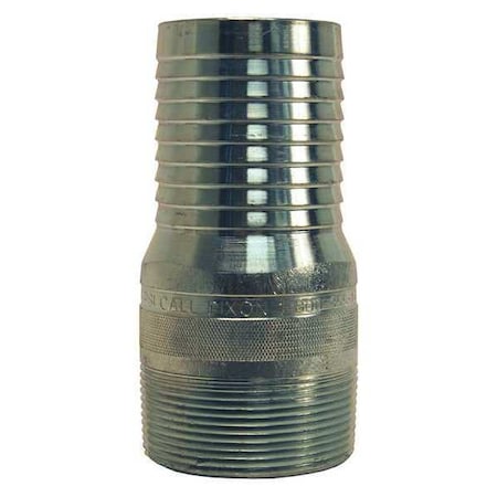 King Nipple, NPT Threaded Plated ST, 2