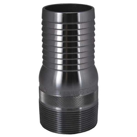 King Nipple, NPT Threaded Plated ST, 3