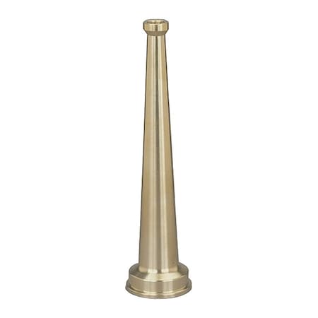 Brass Plain Hose, Nozzle NPSH, 1