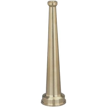 Brass Plain Hose, Nozzle GHT, 3/4