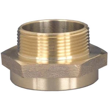 Hex Nipple BR, FNST, 2-1/2