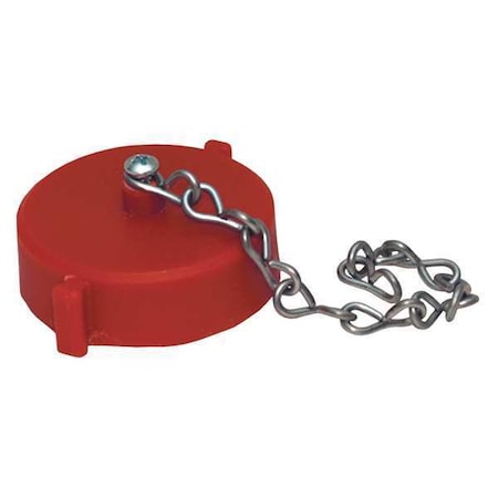 Thermoplastic Cap with Chain 2-1/2