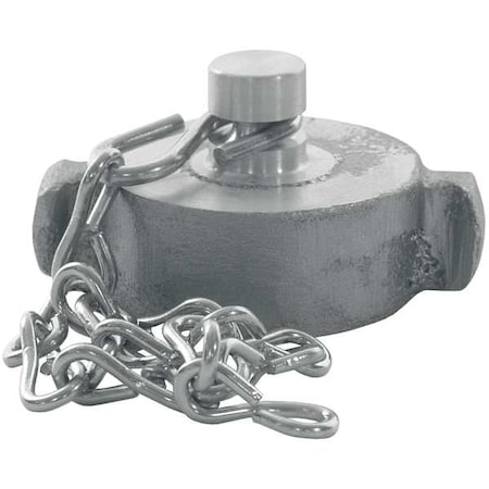 Hydrant Cap, Brass, Rocker Lug w/Chain, NH MPN:RFC250F