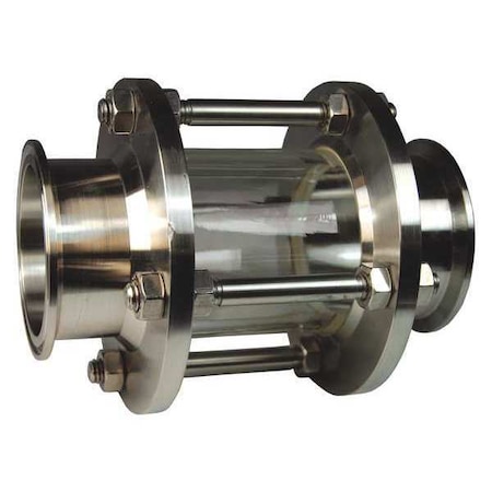In-Line Sight Glass, Clamp, 2