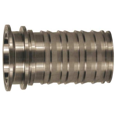 Sanitary King Crimp TriClover Stem, 2