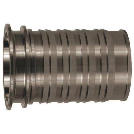 Sanitary King Crimp TriClover Stem, 3