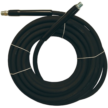 Braided Rubber Hose, 3/8