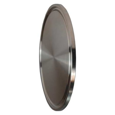 Solid End Cap, Clamp, 316L, SS, 8