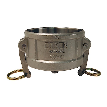 Cam and Groove Type DC Dust Cap SS, 2