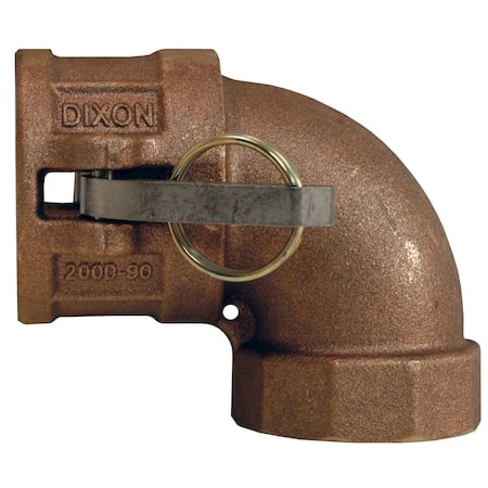 Cam/Groove 90 Elbow Coupler, FNPT 2