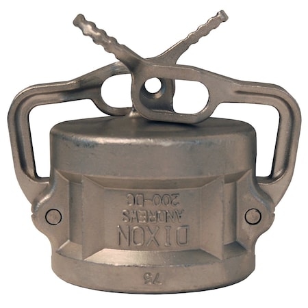 Cam and Groove, Lockable Dust Cap, SS, 2
