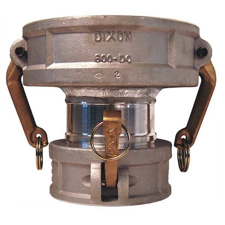 Spool Coupler, 2 x 3 In, 125 psi, Aluminum MPN:2030-DD-AL