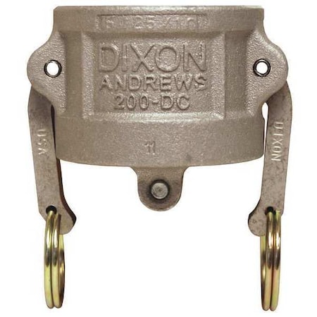 Cam and Groove Type DC Dust Cap AL, 3