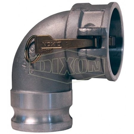 Cam/Groove 90 Adapter, Couplr Elbow, AL, 3