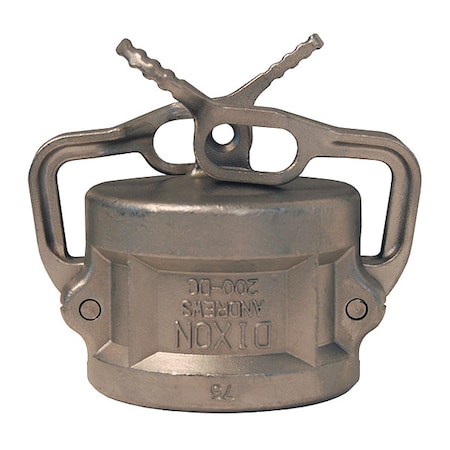 Cam and Groove, Lockable Dust Cap, SS, 3