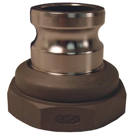 Adapter, 3x4In, 100psi, Male Adapter x FNPT MPN:3040-A-AL