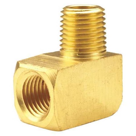 Brass Extruded Elbow, FNPTF x MNPTF, 1/4