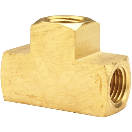 Brass Tee Pipe Fitting, 3/4 in FNPT MPN:3221212C
