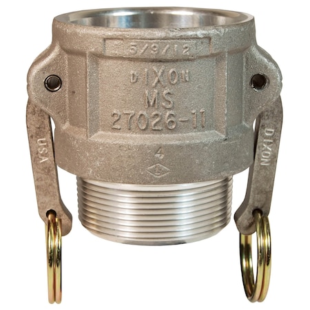 Cam and Groove Coupler x MNPT, 4