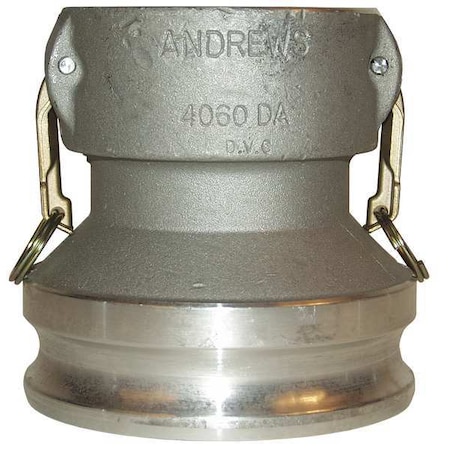 Reducing Coupler/Adapter, 4 x 6 In, 75 psi MPN:4060-DA-AL