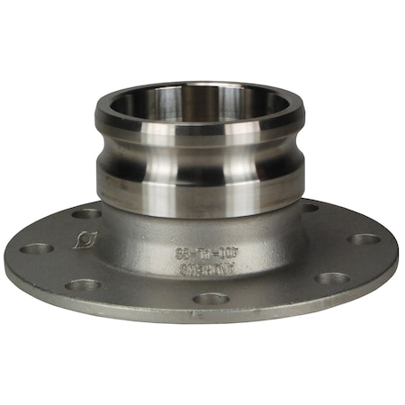 Cam/Groove Adapter x 150lb., Flange, 6