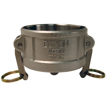 Cam and Groove Type DC Dust Cap SS, 6
