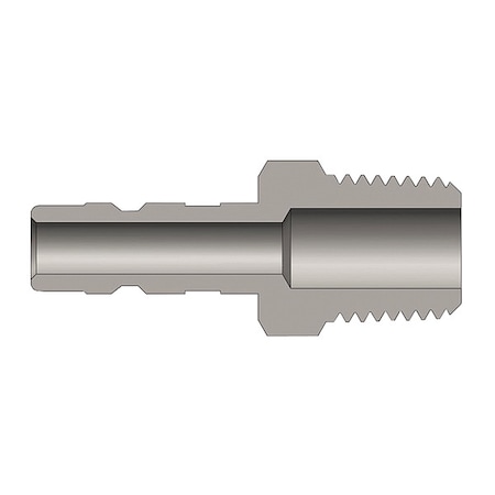 A Series Male Plug Brass NPTF, 1/8