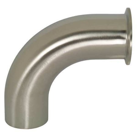 Polished 90 Clamp x Weld Elbow 316LSS, 2