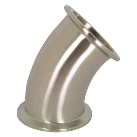 Clamp Elbow 45deg., 304SS, 2