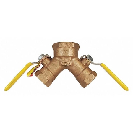 Manual 3-Way Ball Valve, 1 1/4