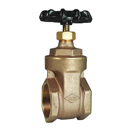 Brass Gate Valve, 1-1/4