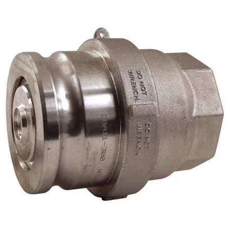 Dry Disconnect Adapter, 4 x 3 In, 120 psi MPN:DBA11-300