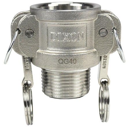 Cam and Groove Coupler x MNPT 1