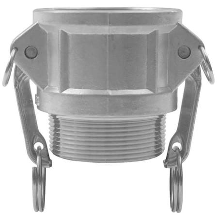 Coupler, 4In, 100psi, Female Coupler x MNPT MPN:G400-B-BR