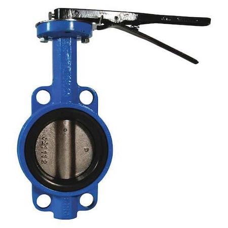 Wafer, 150lb., Butterfly Valve IronDisc, 4