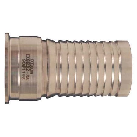 CIP IX Sanitary Clamp End Stem, 1-1/2