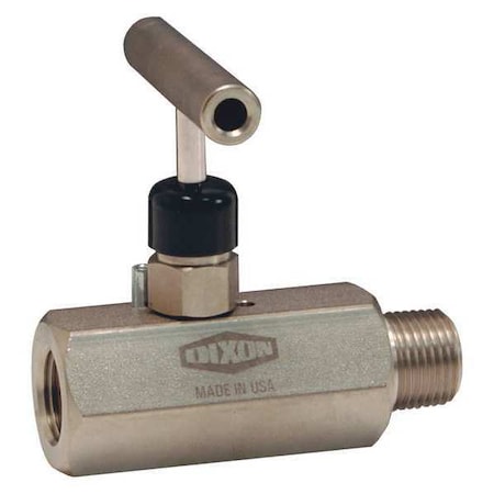Mini Needle Valve Male to Female ST, 1/4