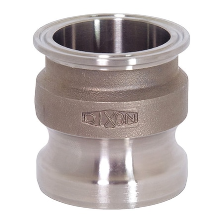 Cam and Groove, AdapterxClamp End, SS, 2