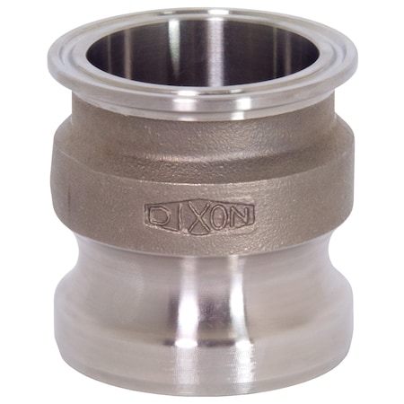 Cam and Groove, AdapterxClamp End, SS, 3