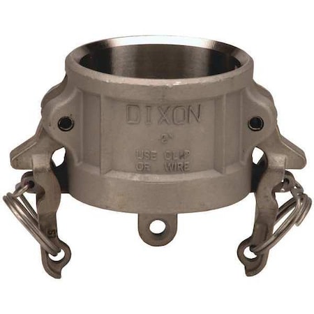 Cam and Groove Dust Cap, SS, 1-1/4