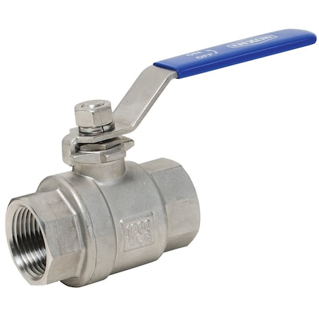 SS Ball Valve Full Port, 1-1/2